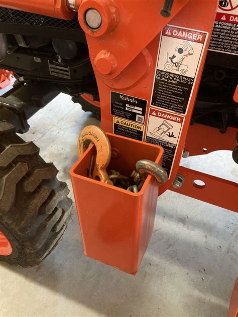 how to store chains for tractors